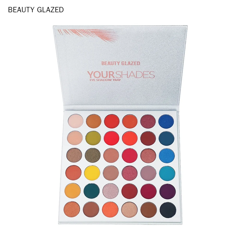 

Beauty Glazed 36 Color Matte Pearlescent Eyeshadow Palette Waterproof Lasting Shimmer Eye Shadow Makeup Cosmetic TSLM2
