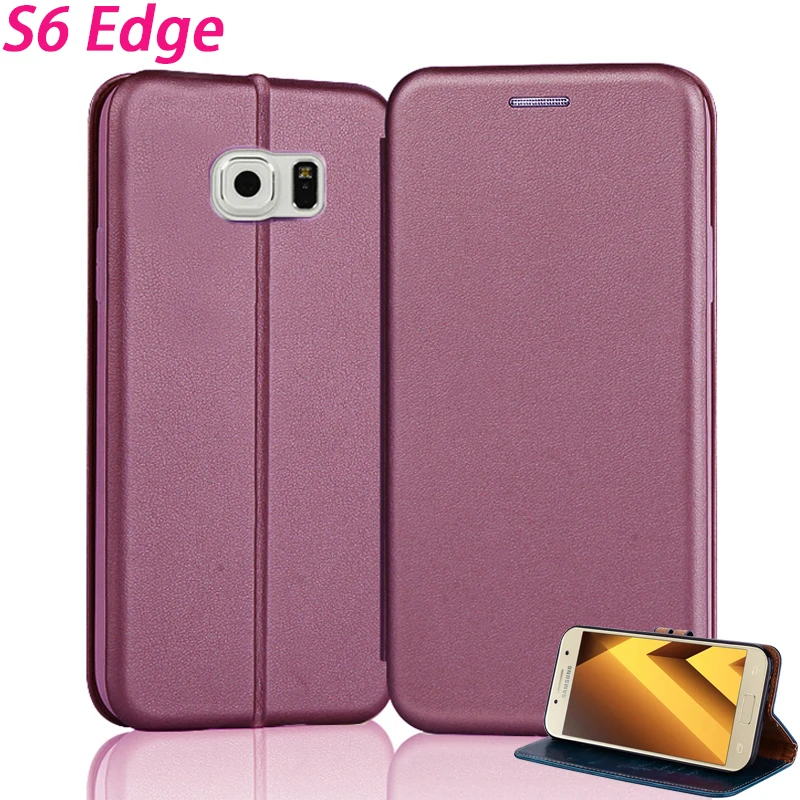 YonLinTan кожаный чехол для samsung galaxy S6 Edge s 6 S6edge 5 1 &quotОткидная задняя крышка телефона