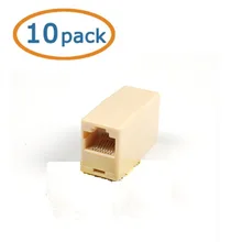 Wholesale 10x RJ45 Ethernet Network Net LAN Plug Cable Join Extension Adapter Connector free shipping Wholesale 10x RJ45 Ethernet Network Net LAN Plug Cable Join Extension Adapter Connector free shipping