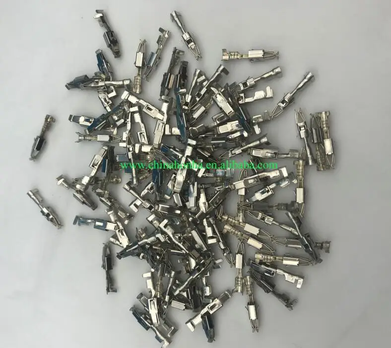 

100pcs Crimp Terminals Contact Pin For Bosch JPT tyco Socket Housing Connector Plug For 18-20AWG Wire Cable