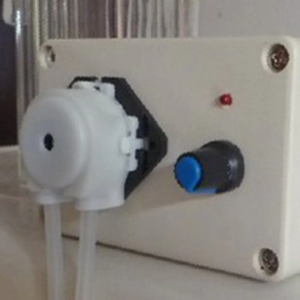 DC 12V Дозирующий аквариумный насос с регулировкой потока воздуха скорость двигателя постоянного тока лабораторный мини-Кислотный Дозирующий перистальтический насос для аквариумной лаборатории