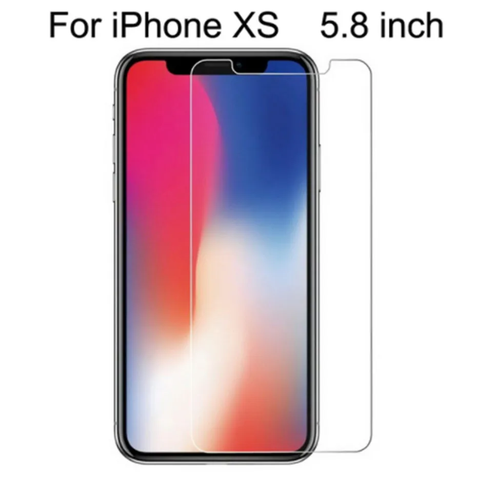 2 шт Защитное стекло для iphone X XS max 8 7 6 6s 5 5S se 4 4s XR XS 9 H защитный экран закаленное стекло для iphone 7 8 6s plus - Цвет: XS