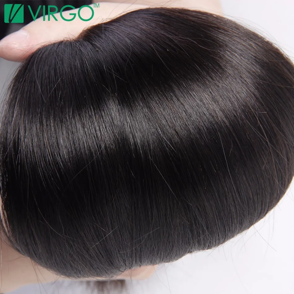 Peruvian Straight Hair Bundles Human Hair Extensions Natural Color 1 / 3 / 4 Bundle Deals Non Remy Virgo Hair Weave Bundle