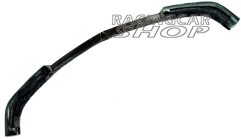 REAL CARBON FIBER V TYPE FRONT LIP SPOILER FOR MERCEDES BENZ W212 E-CLASS E200 E260 E300 E350 E550 E63 AMG BUMPER