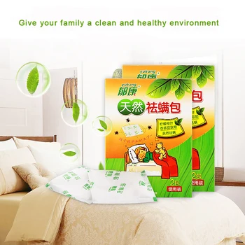 

2 Packs Herbal Dust Mite Eliminator Mite Remover Reduces Acne & itching Safe for use on your bed sheets, mattresses, pillows