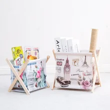 New Oxford cloth waterproof folding storage rack organizer desktop debris snack shelves Pen Container home decor