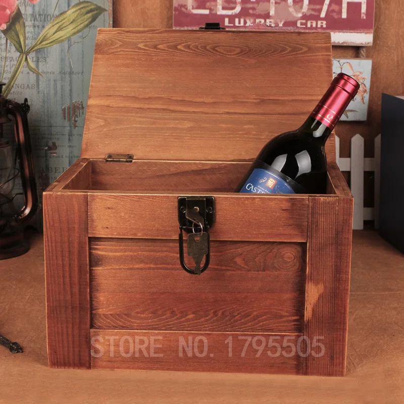 

Hot Zakka Wooden Antique Storage Box Retro Vintage As Gifts Bar Makeup Organizer Wooden Box Make Up Organizer Boxes With Lock