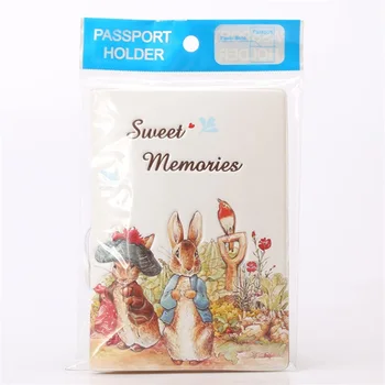 

Cute Travel 3D Passport Cover PVC Leather Credit Card Holder,14*10CM passport holder ,Sweet Memories Porte Carte Simple