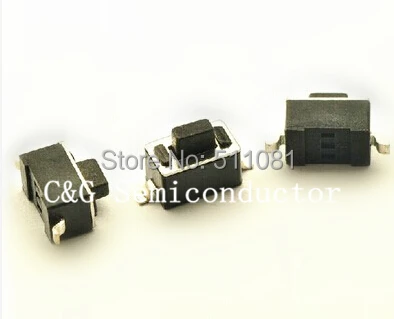 

200pcs 3x6x5 mm 2 pins Tactile Switches Push Button SMD Tact Switch 3*6*5 mm