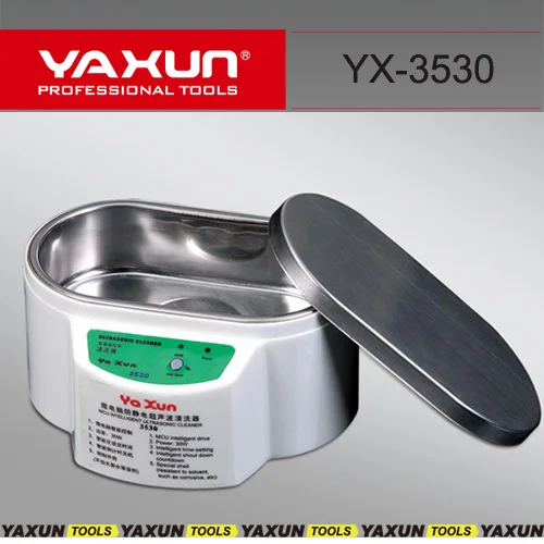 

YAXUN YX3530 220V or 110V mini Ultrasonic Cleaner for mobile repair watch glass Ultrasonic Cleaning Machine Free Shipping