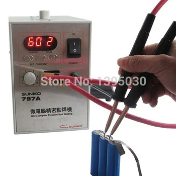 Price Hot Sale 1pc 220v Spot Welding Machine SUNKKO 797A Micro-computer Pedal Control Spot Welder For Battery Spot Welder