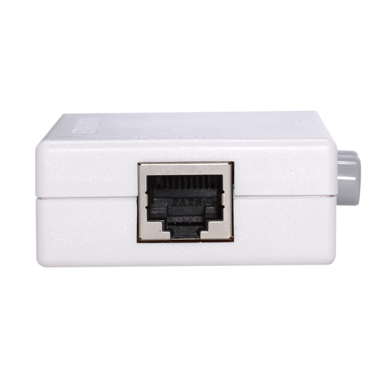 Isabelvictoria 2 Port Network Switch LAN Cat Selector Mini Internet Internal External Network Switcher Rj45-2M Network Switcher Sharer