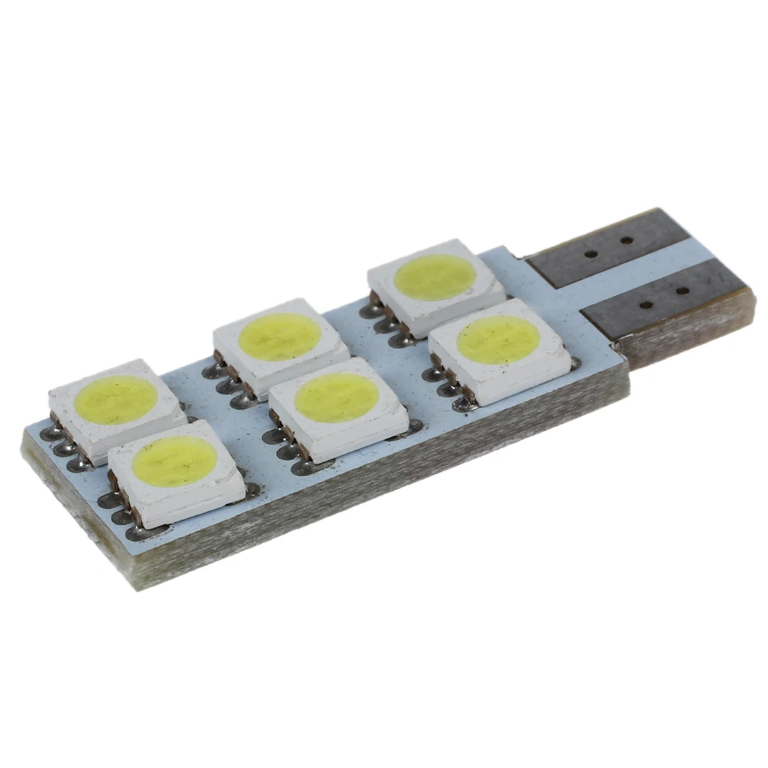 

2 x 5050 SMD 6 LED T10 194 W5W Canbus Error Free Light Bulb Lamp White DC 12V