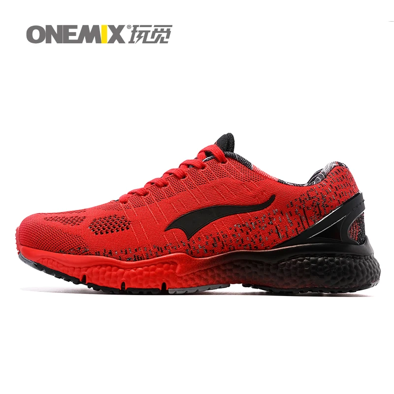 ONEMIX женская обувь для бега для женщин спортивные кроссовки красный Zapatillas теннисные Спортивные туфли уличные Прогулочные кроссовки 5,0