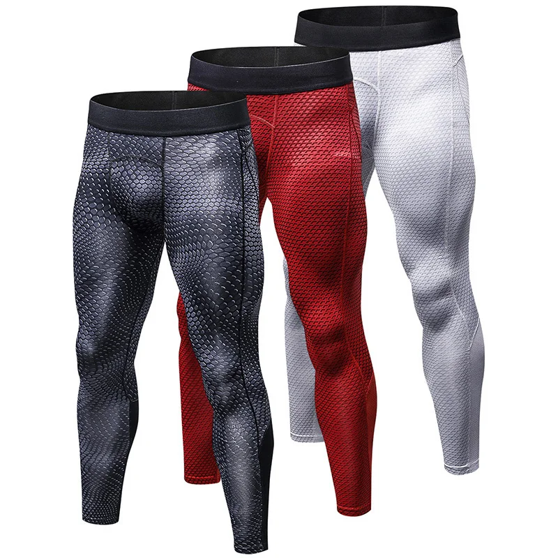 

Yuerlian US Local Delivery 3 PCS Compression Pantalones Hombre Fitness Tight Trousers Sweat Pants For Men Sport Running Leggings
