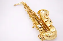 Brass Instrument Cadeson A-600GL Gold Lacquer Alto Saxophone Eb Sax Western Instruments Saxofone For Students With Mouthpiece Brass Instrument Cadeson A-600GL Gold Lacquer Alto Saxophone Eb Sax Western Instruments Saxofone For Students With Mouthpiece