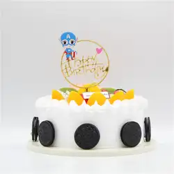 1 шт./компл. вставка для торта капитан тема персонажа мультфильма тема выпечки украшения на вечеринку дня рождения события поставки
