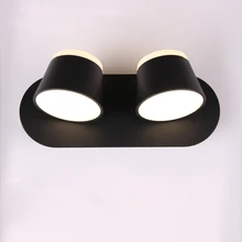 LED Wall Lamp modern wall light Adjustable indoor lighting Black/White Wall sconce room Light Living room bedroom lamp lights modern wall lamp led wall lights bedroom dear wall sconce kids children baby room lamp light fixtures home lighting