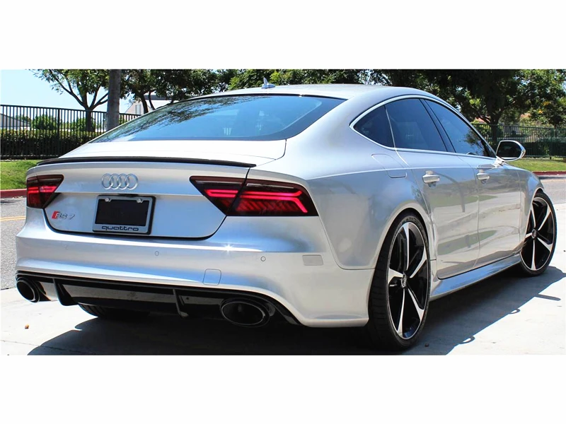 

A7 S7 RS7 TRUNK SPOILER--WALD STYLE CARBON FIBER TRUNK LIP SPOILER FOR A7 S7 RS7 NICE FITMENT!