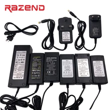 EU/US/UK/AU Power Supply Adapter Transformer AC 100-240V to DC 5V 12V 24V 1A 2A 3A 4A 5A 6A 10A LED Strip Light driver Converter