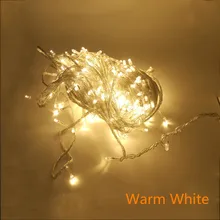 8 Colors WarmWhite White Multicolor 30m 300 led 220v Holiday lights LED Christmas lights Wedding party decoration string lights