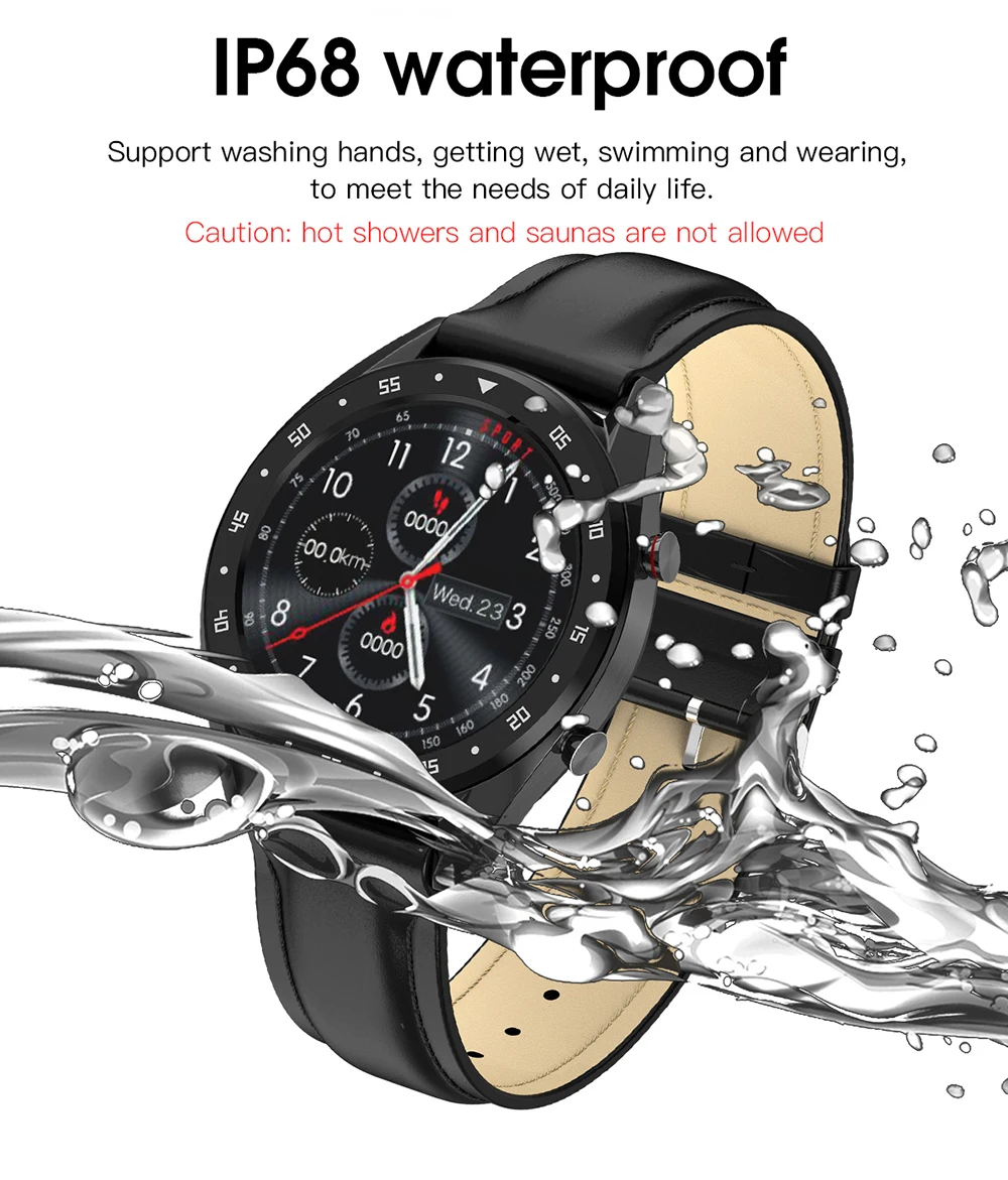 Microwear L7 Смарт-часы фитнес-браслет IP68 Водонепроницаемый трекер наручные часы ЭКГ монитор сердечного ритма напоминание о звонках Смарт-часы для мужчин
