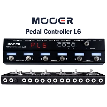 

Mooer PCL6 Pedal Controller Programmable Loopswitcher with 6 Loops L6 PL6 With Free connector