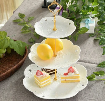 1 Set Cake Plate Stand 2 or 3 Tier fittings Centre Handle Fitting Hardware Rod Wedding Party Decor 6 Colors