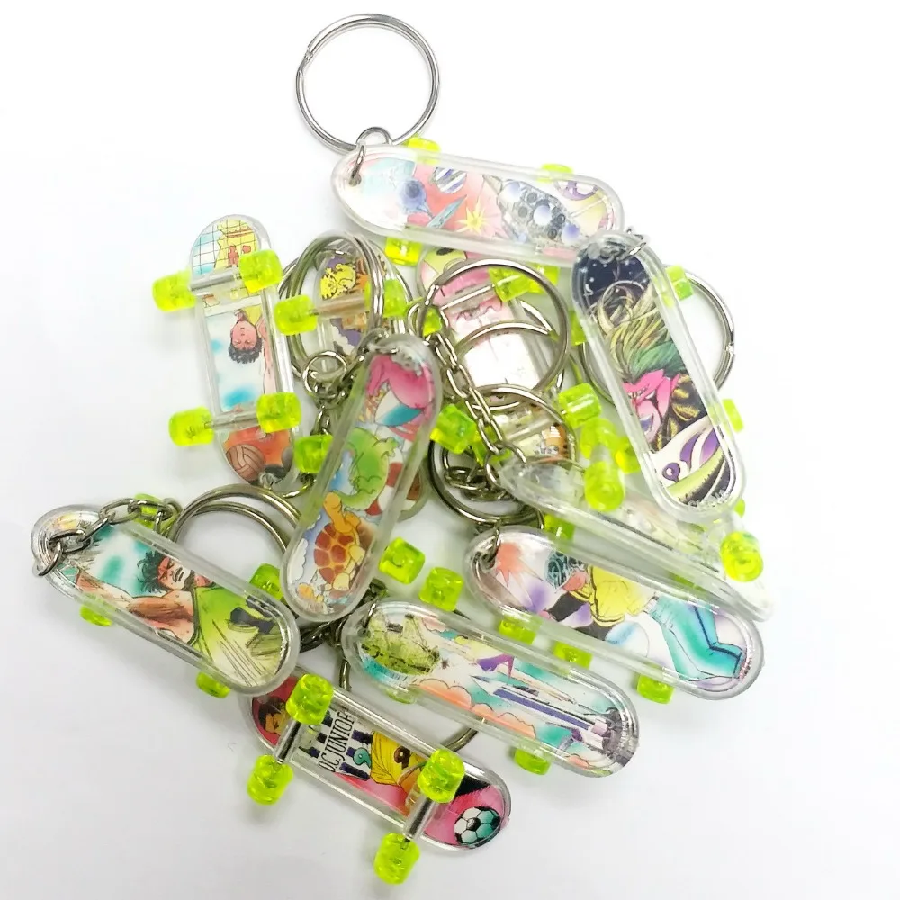 mini skateboard key chain 6g