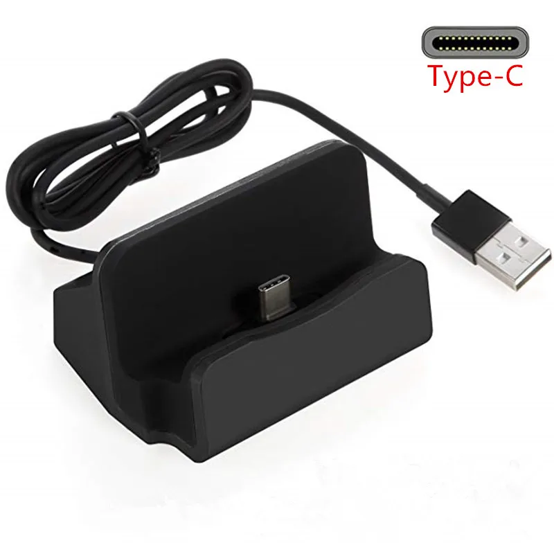 

Type C Dock Charger Desktop For Xiaomi MI 9 8 Redmi note 7 Nokia 8.1 7.1 6.1 5.1 3.1 plus X7 X6 X5 Charging Stand Station Holder