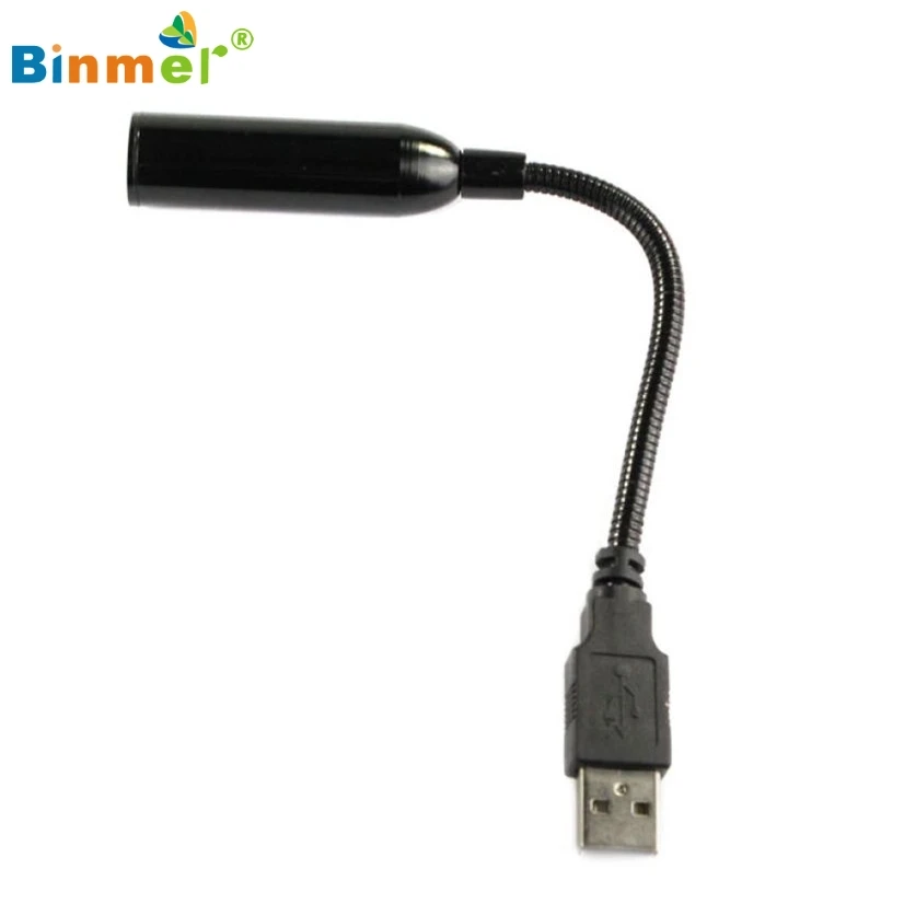 Binmer мини USB гибкий стерео микрофон для ПК ноутбука черный Mfeb16 MotherLander