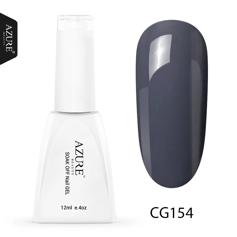 CG154 Azure beauty Обнаженная Серия клей для ногтей 12 мл УФ светодиодный Профессиональный лак для ногтей Высокое качество требуется базовое верхнее покрытие Гель-лак для ногтей - Цвет: CG154