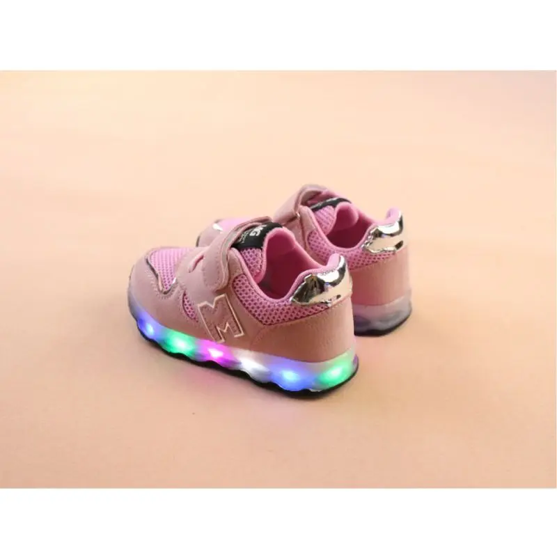 Baby Sneaker Shoes Toddler Kids Mesh Breathable Colorful LED Light Up Shoes Boys Girls Baby Luminous Comfortable Sport For Child Baby Sneaker Shoes Toddler Kids Mesh Breathable Colorful LED Light Up Shoes Boys Girls Baby Luminous Comfortable Sport For Child