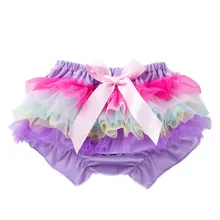 Нижнее белье для маленьких девочек, трусики-шаровары с оборками и бантом, нижнее белье для подгузников, трусики для малышей, подгузники,# c