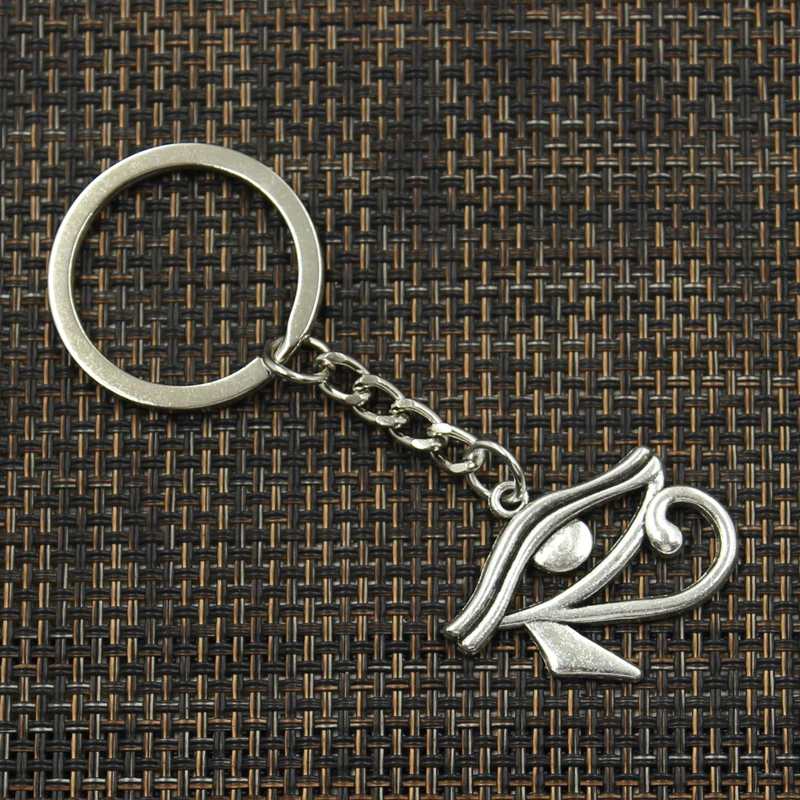 Ancient Egypt eye of Horus Pendants DIY Men Jewelry Car Key Chain Ring Holder Souvenir For Gift - Image 3