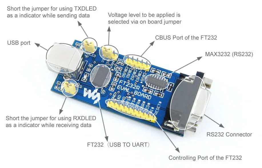 FT232 оценочная плата # FT232R FT232RL оценки макетная USB модуль комплект к протокол УАПП|usb