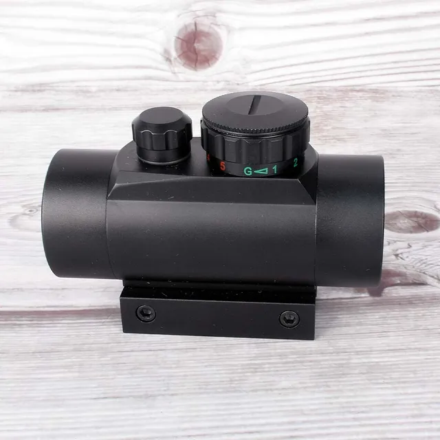3X lupa alcance compacto Tactical Sight Flip con holográfico 1x30 rojo verde Dot Sight Airsoft con Riser 20mm Mount Rail - Imagen 5