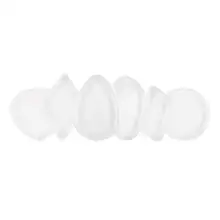 Новинка прозрачный силиконовый пуф 6 шт Мути-образный анти-спонж для макияжа Аппликатор Идеально подходит для лица макияж 3MY8