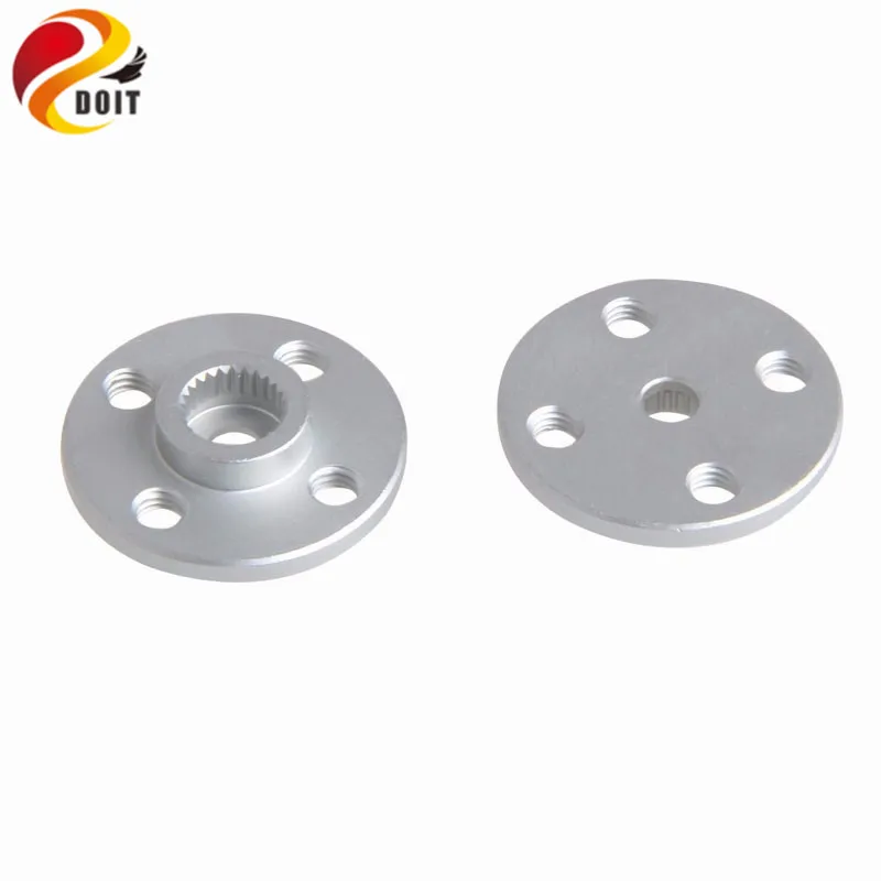 Mechanical Metal Arm Horns For 25T X 20mm RC Robot Servos Round Disc 5pcs/Lot Robot Toy Part