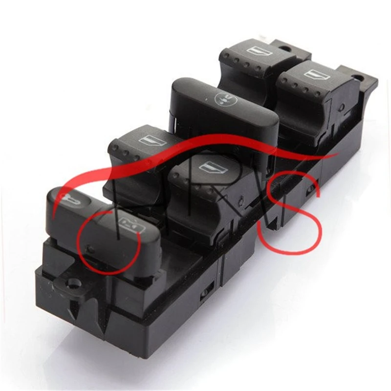 1J4959857D car styling Window Power Control Switch For VW Golf Gti