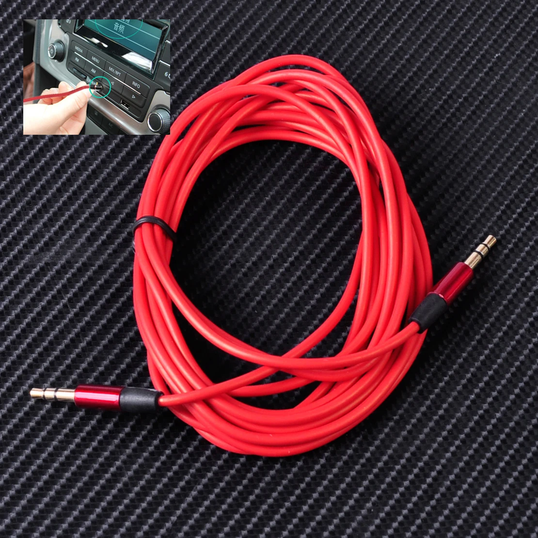 CITALL 3.5mm Male to Male Aux Stereo Audio Cable Car Auxiliary Cord for