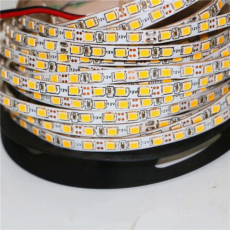 

5M/Roll High Brightness DC 12V 120leds/m SMD 2835 / 3528 LED Strip Flexible light 600leds ip20 waterproof LED Diode Tape Ribbon