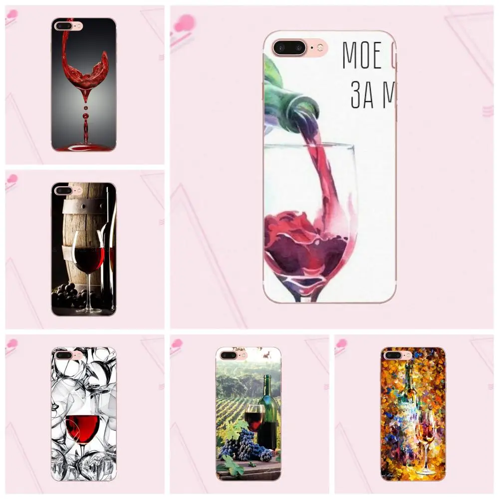 

For Huawei P8 P9 P10 P20 P30 Mate 7 8 9 10 20 Lite Plus Pro 2017 Novelty Phone Case Cover Cool Love Drinking Wine