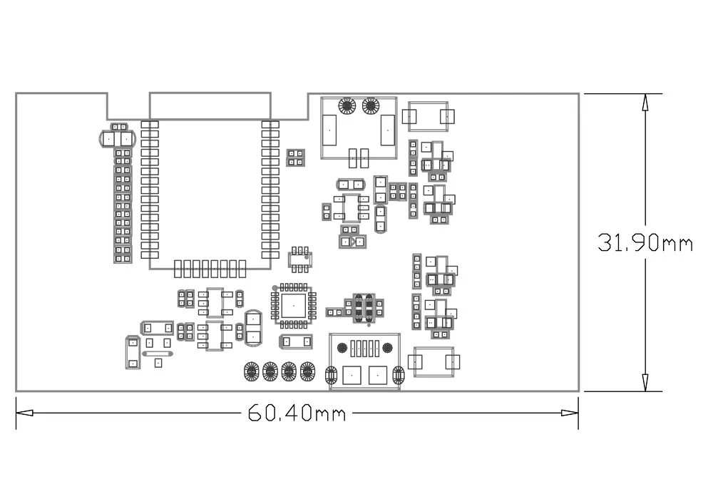 TTGO VGA32 V1.1 ESP32 контроллер PS/2 мышь и клавиатура графика контроллера библиотека