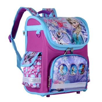 

New Girls Cartoon Backpack School Bag Orthopedic Children Schoolbag Anna Elsa Backpack Mochila Infantil