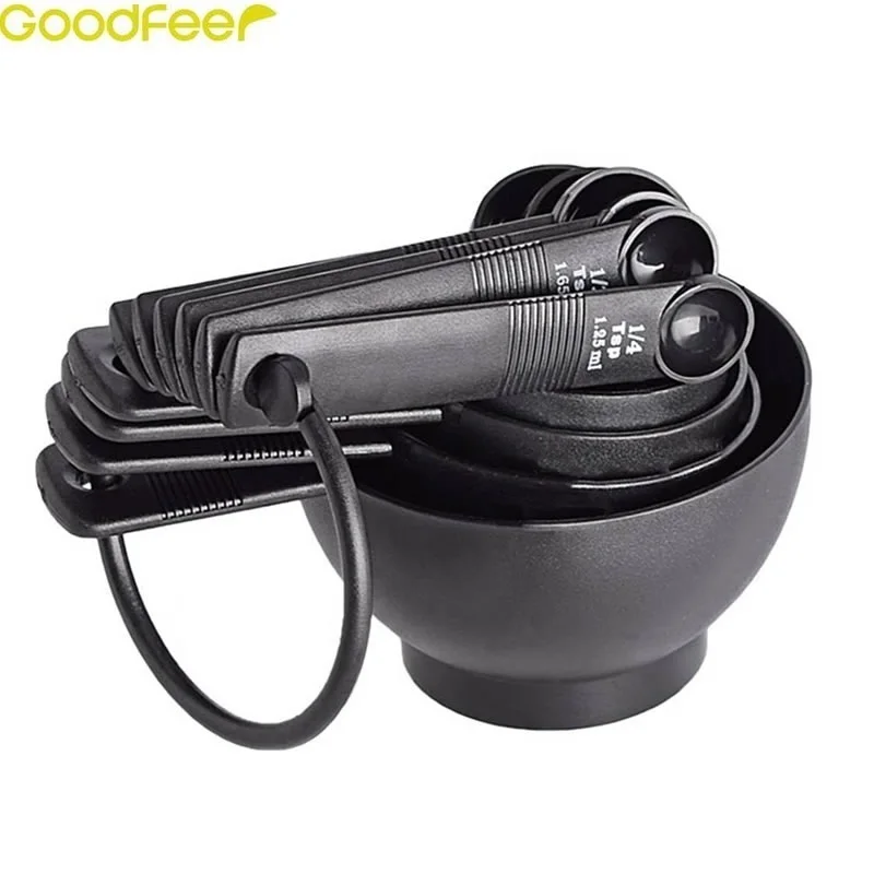 Goodfeer 10 шт./компл. ABS мерная чашка с весы сахарные фигурки для выпечки мерные ложки специи приправа ковш кухня гаджеты