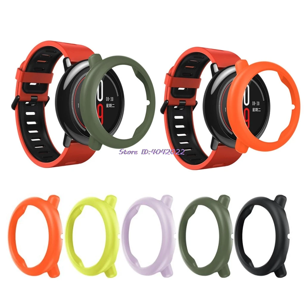 

New Fashion Slim Frame Colorful PC Case Protection In The For huami Amazfit