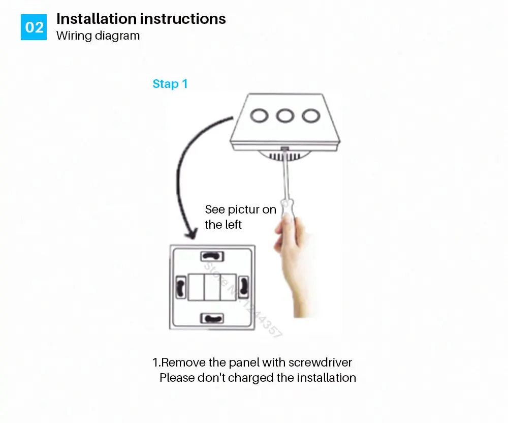 EUUK Standard smart remote control Wall Touch Screen Switch (12)