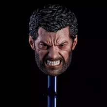 1/6 Scale Logan Wolverine Head Sculpt Angry Version for 12 inches Action Figure 1/6 Scale Logan Wolverine Head Sculpt Angry Version for 12 inches Action Figure