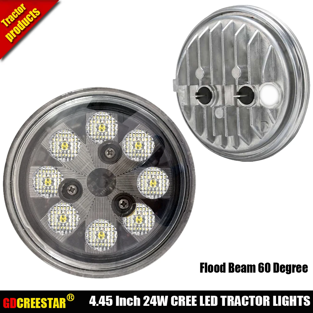 PAR 36 12V 24V Светодиодный прожектор 8 ламп используемых для тракторов PAR36 24W